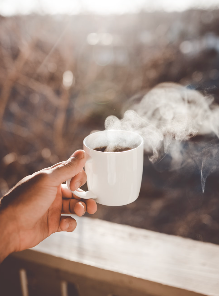 White ceramic mug